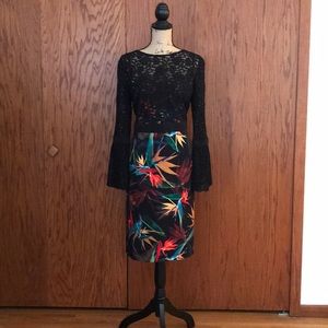 Paper Dolls Bird of Paradise Dress EUC